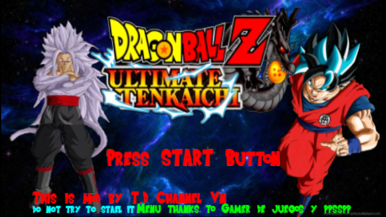Dragon Ball Z Ultimate Tenkaichi For Ppsspp